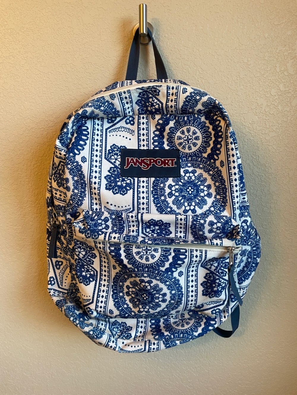 Jansport Blue Paisley Backpack